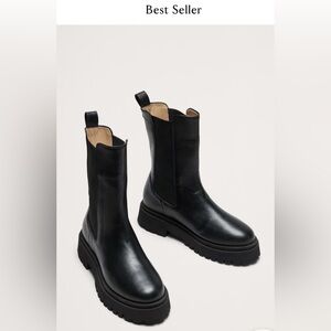 Banana Republic Black Ankle Boots